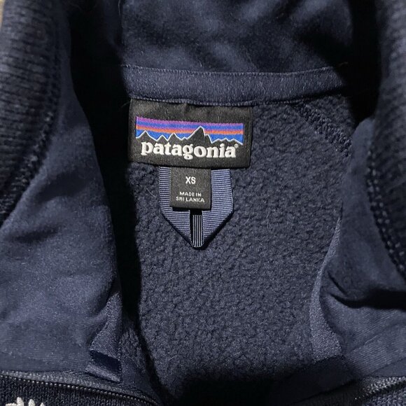 Patagonia Jacket Womens XS Navy Blue Full Zip Knit Fleece Better Sweater Pockets - Picture 5 of 11